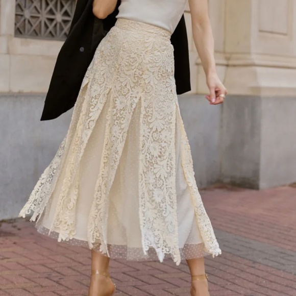 Just Me Crochet Mesh Skirt - Brands We Love - Picture 4 of 5